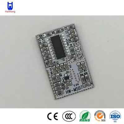 Haiwang Sensor de microondas de largo alcance de la fábrica por defecto de calidad China Mayorista de rango de frecuencia de 3,2 Ghz Hw-Ms07 PCB del módulo del sensor de microondas de productos de seguridad