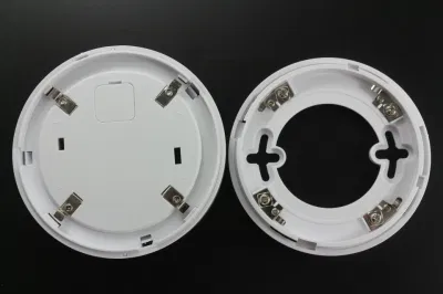 Detector de humo fotoeléctrico óptico convencional inalámbrico con cable para alarma de incendios (ES-5002OSD)