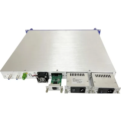 1550nm FTTH HFC Fibra óptica 10MW 10dBm CATV Transmisor óptico Modulación directa