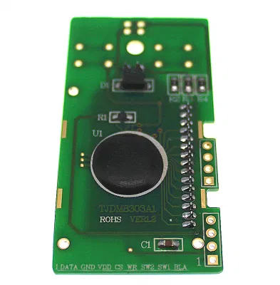 Módulo LCD de caracteres de pantalla verde amarillo Stn de fábrica