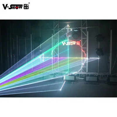 V-Show mejor proyección de luz láser RGB 10 W proyector láser