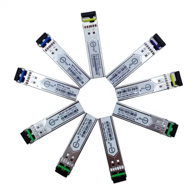Industrial 1,25g SFP SMF Bidi SC/LC 20km 1310/1550nm DDM SFP Módulo transceptor