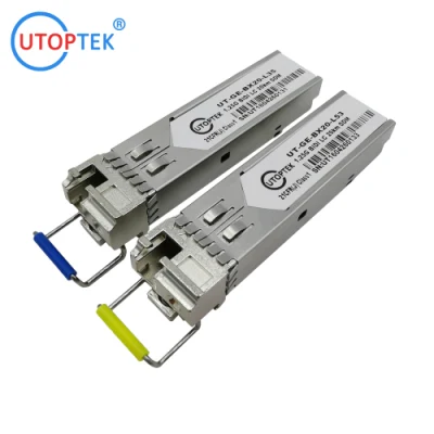 Transceptor SFP 1,25g compatible con SM Bidi LC 20km 1310/1550nm DDM Con Cisco/Huawei