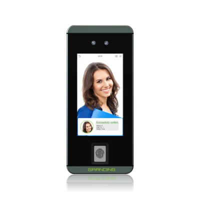 (FacePro1) Dispositivo de control de acceso con reconocimiento de rostro, huella digital y tarjeta de identificación de alta velocidad con función WiFi.