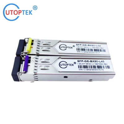 1,25g módulo SFP transceptor SFP de 80km GB de fibra monomodo 1490/1550nm