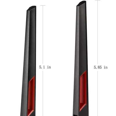 Antena WiFi de doble banda de 12 dBi, 2,4G 5g 5,8g antena RP SMA macho, antena de router WLAN amplificador de antenas universales