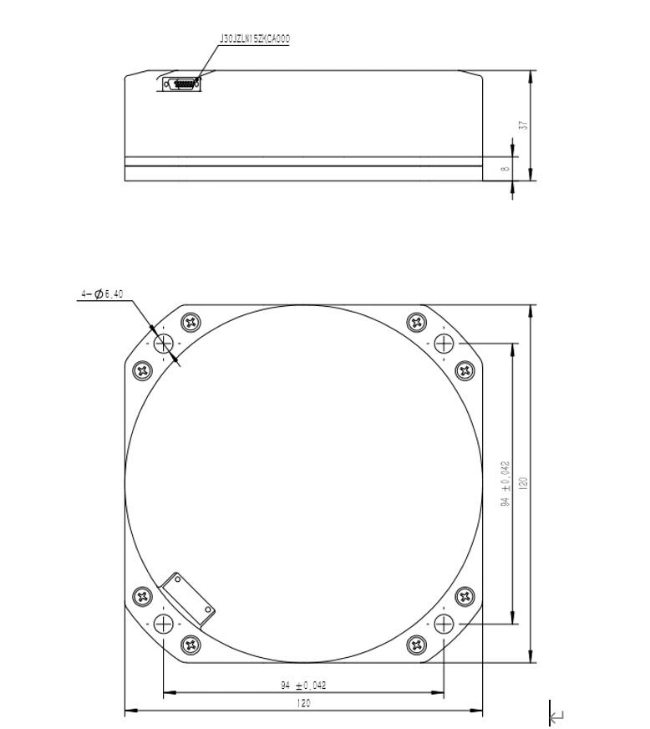 Super High Accurate Single Axis Angular Fiber Optic Gyro Servo Gyro