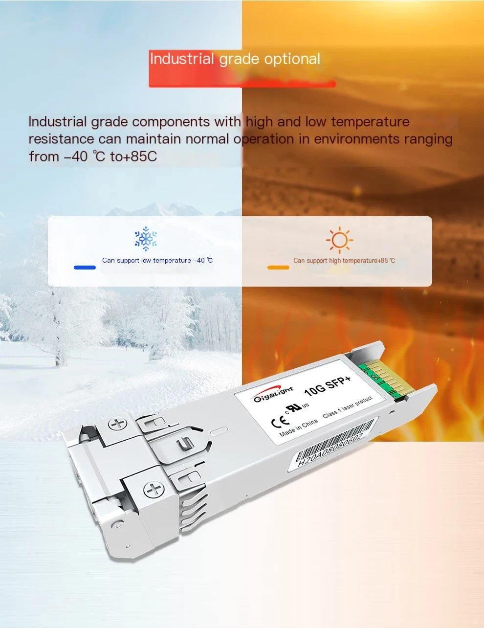 10g SFP Optic Fiber Transceiver SFP-10g-Lr Dulplex LC Optical Module