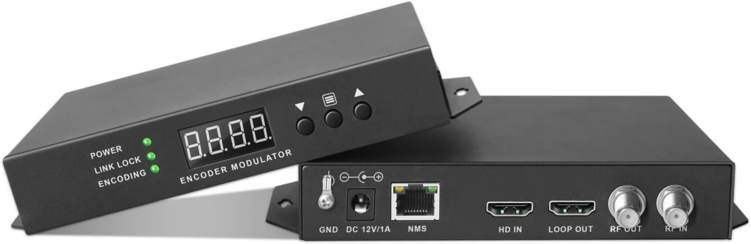 Single HDMI Input Mepg2 Encoding Modulator DVB-C RF out