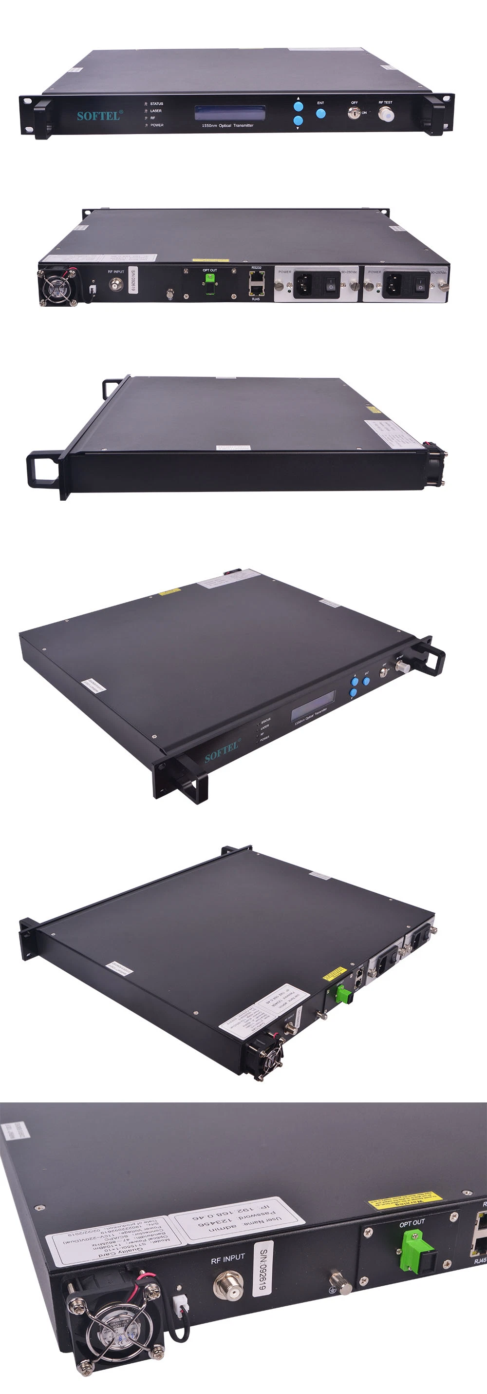 1550nm Internal Modulation Optical Transmitter with 10dB Optic Power Output