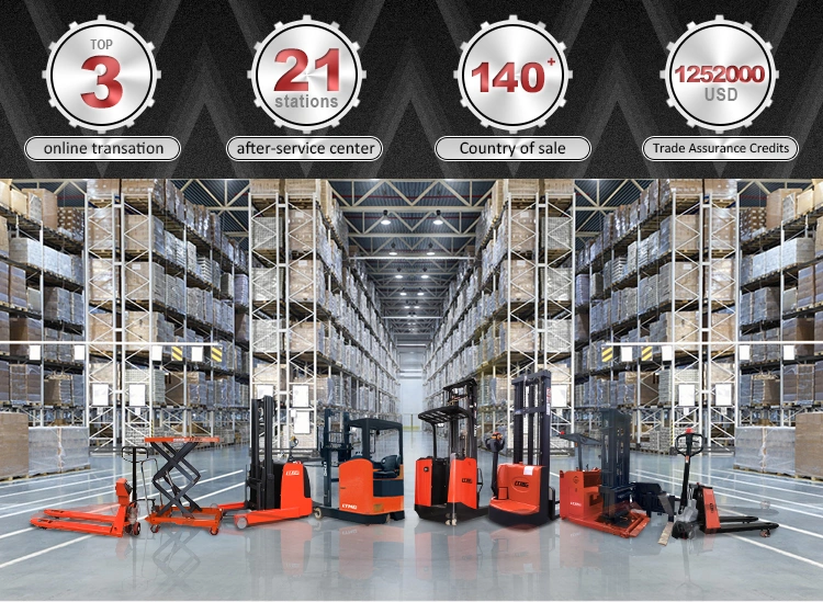 New 1 Year Ltmg China Full Electric Pallet Stacker Forklift