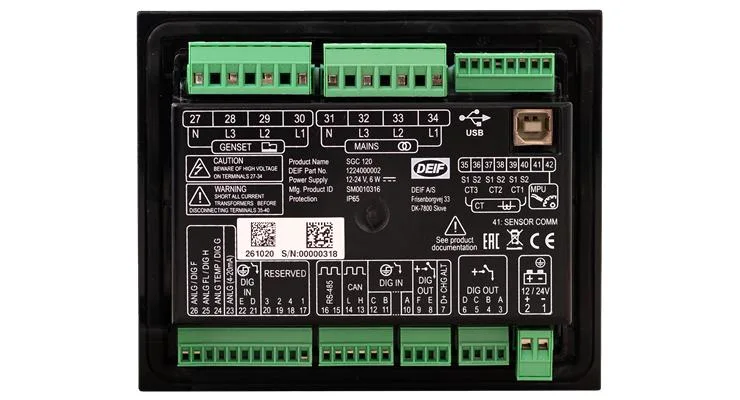 Original Deif Genset Controller Generator Set Control Module Sgc120 Sgc121