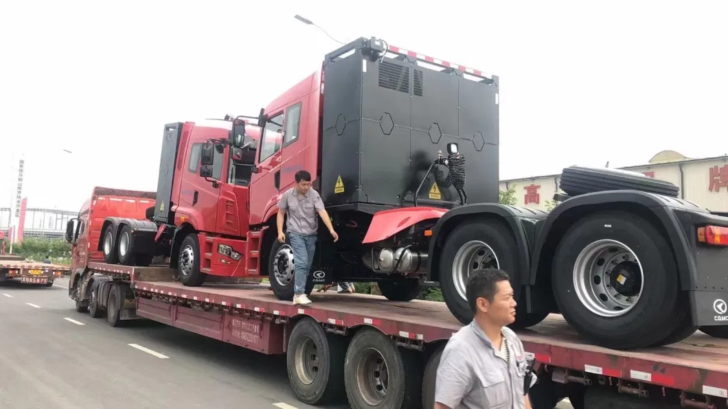 Chinese manufacturer CAMC electric H7 6x4 tractor high quality heavy duty truck