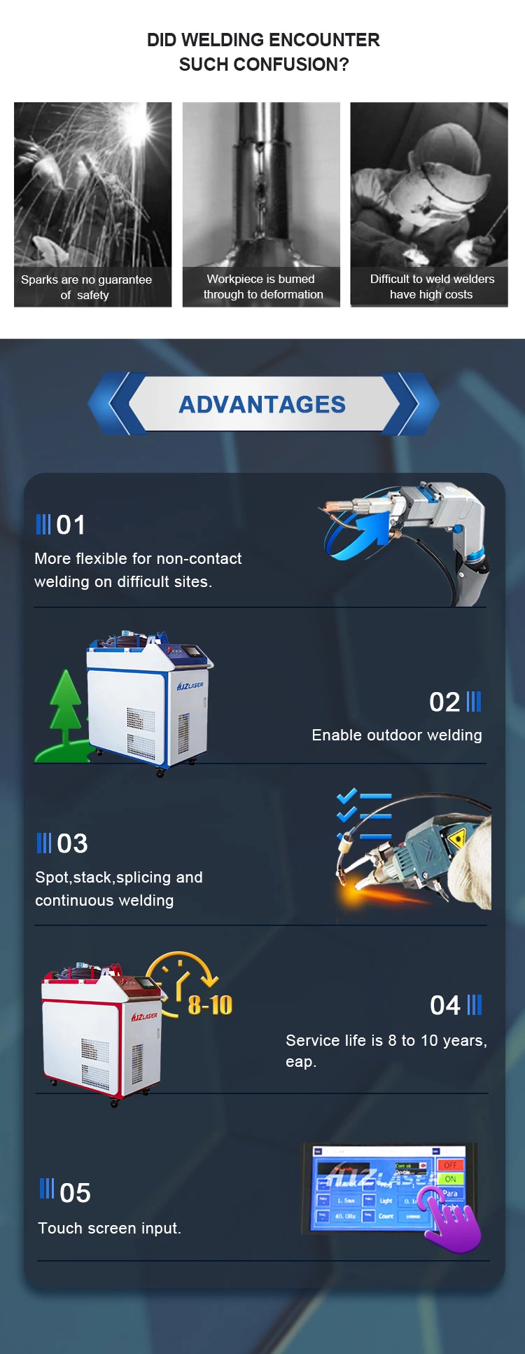 1000W Handheld Laser Welding Machine Optical Fiber Laser Welder