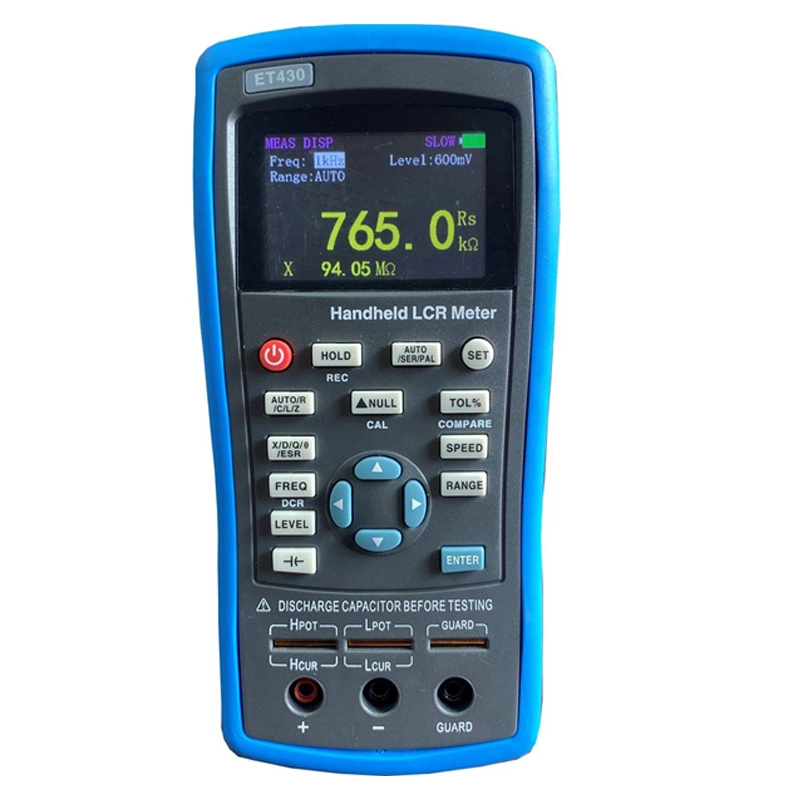 Et430 Lcr Handheld Bridge Meter 100kHz Multifunction Digital East Tester