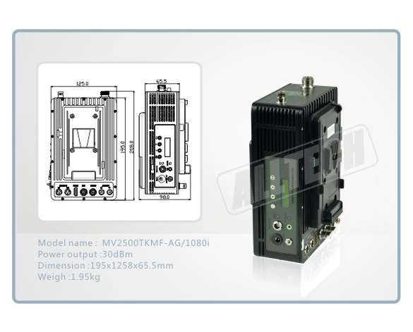 Emergency Control Cofdm Remote Video Surveillance System