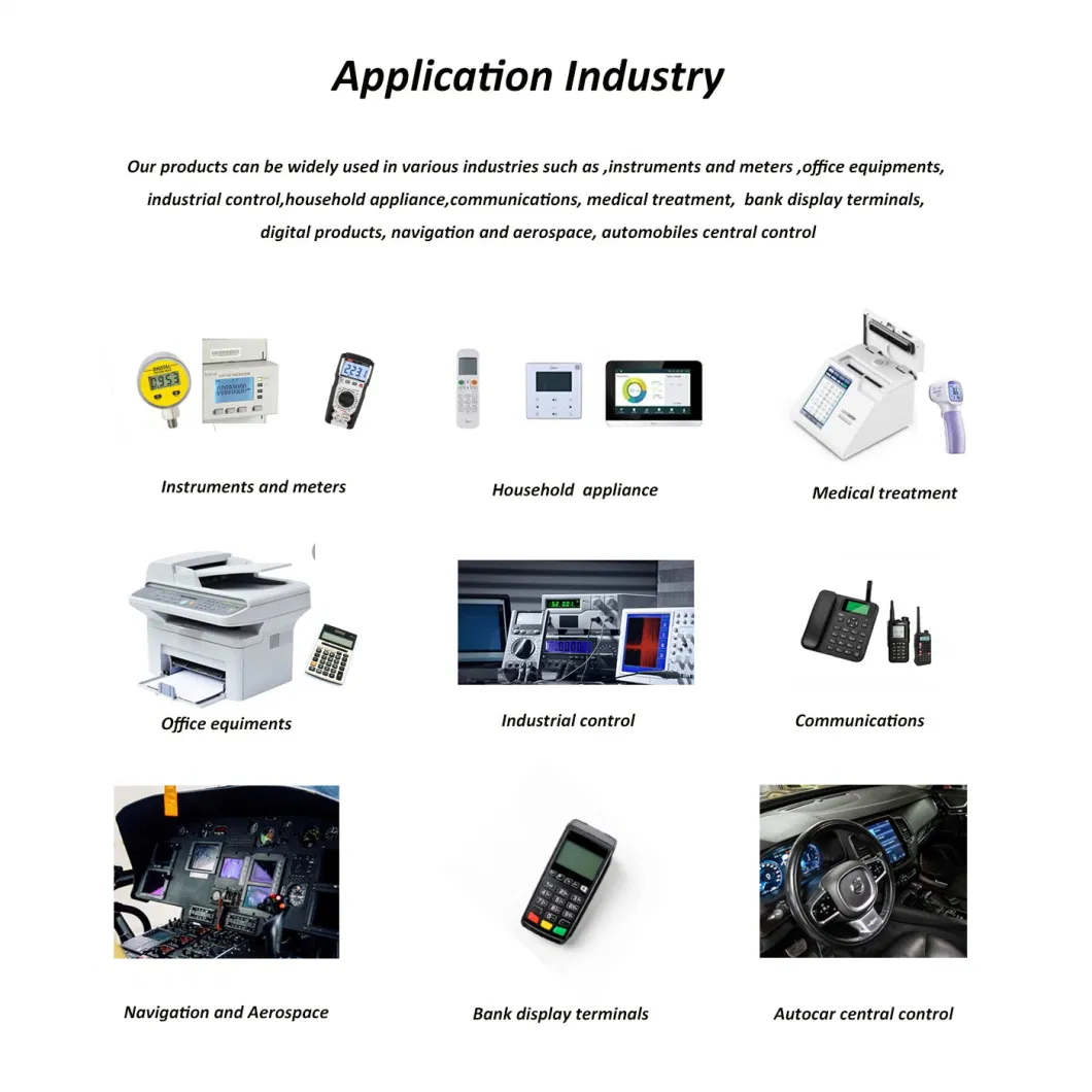 Custom Htn Tn Segament LCD display or Electronic Products Controller