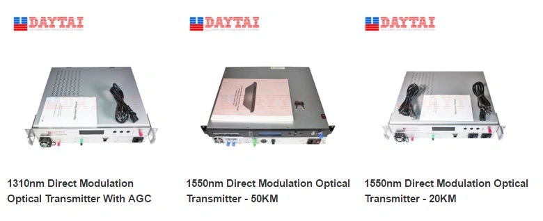 Daytai 1550nm External Modulation Optical Transmitter 1550 -50km