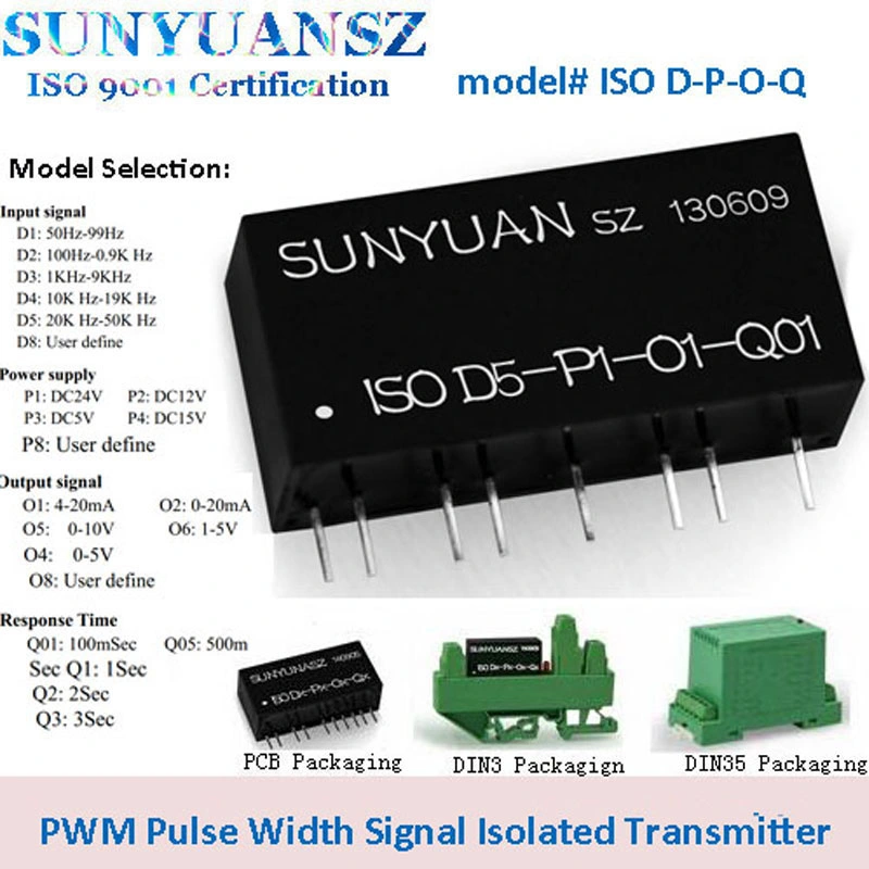 Pulse Width Modulation Pmw Signal 100Hz, 1kHz, 10kHz, 20kHz to Analog Signal 4-20mA, 0-10V Converter