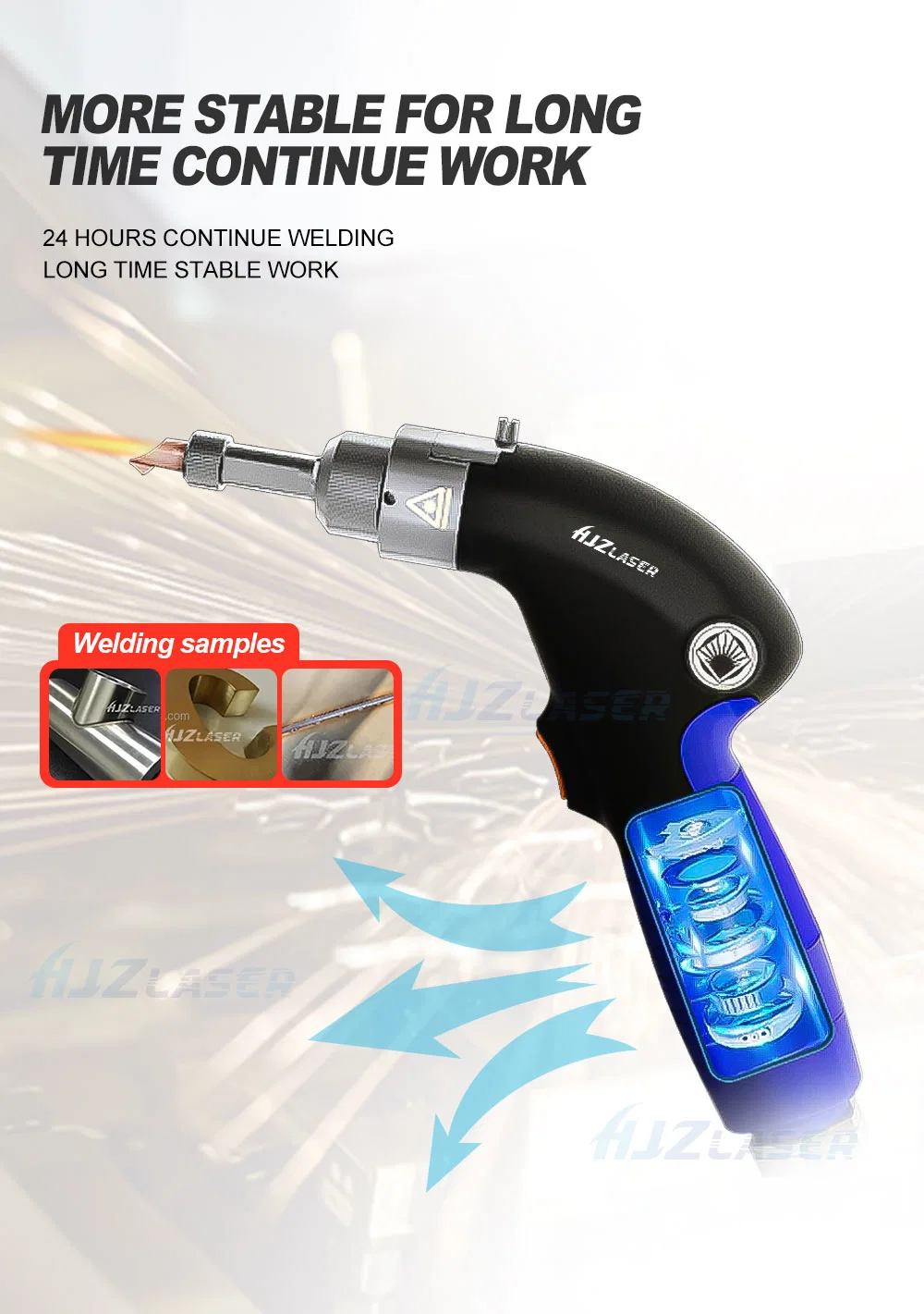 Small size light weight Air cooling type handheld laser welding machine