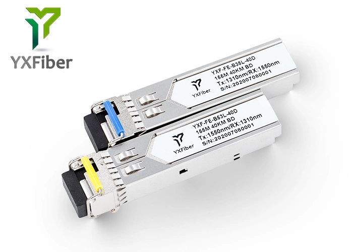 SFP 155m Bidi 40km 1310nm/1550nm Sm Sf LC Ddm Module