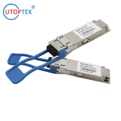 10 км/20 км/40 км/80 км QSFP 40gbase Одномодовый двухволоконный оптоволоконный приемопередатчик