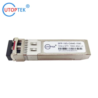  Совместимый оптический трансивер Cisco CWDM SFP 10 Gigabit Ethernet SFP+ Модуль 1470-1610 нм 20 км Duplex LC Dom