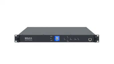 Цифровой IP-стример Souka RF OUT Модулятор 1U Ipqam для монтажа в стойку Кодировщик