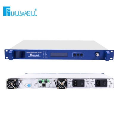 Большое расстояние в 120 км коробка передач 1550 нм CATV RF к оптоволоконным передатчиком во внешней модуляции