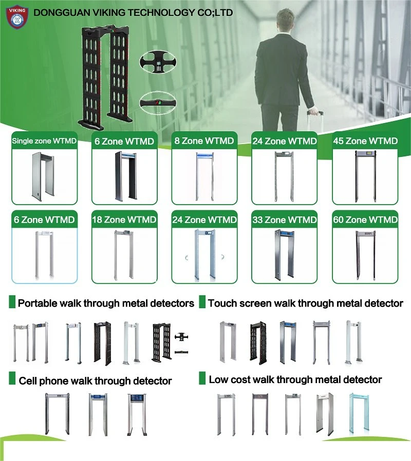 Highly Sensitive Walk Through Gates Metal Detector Scanner Low Price