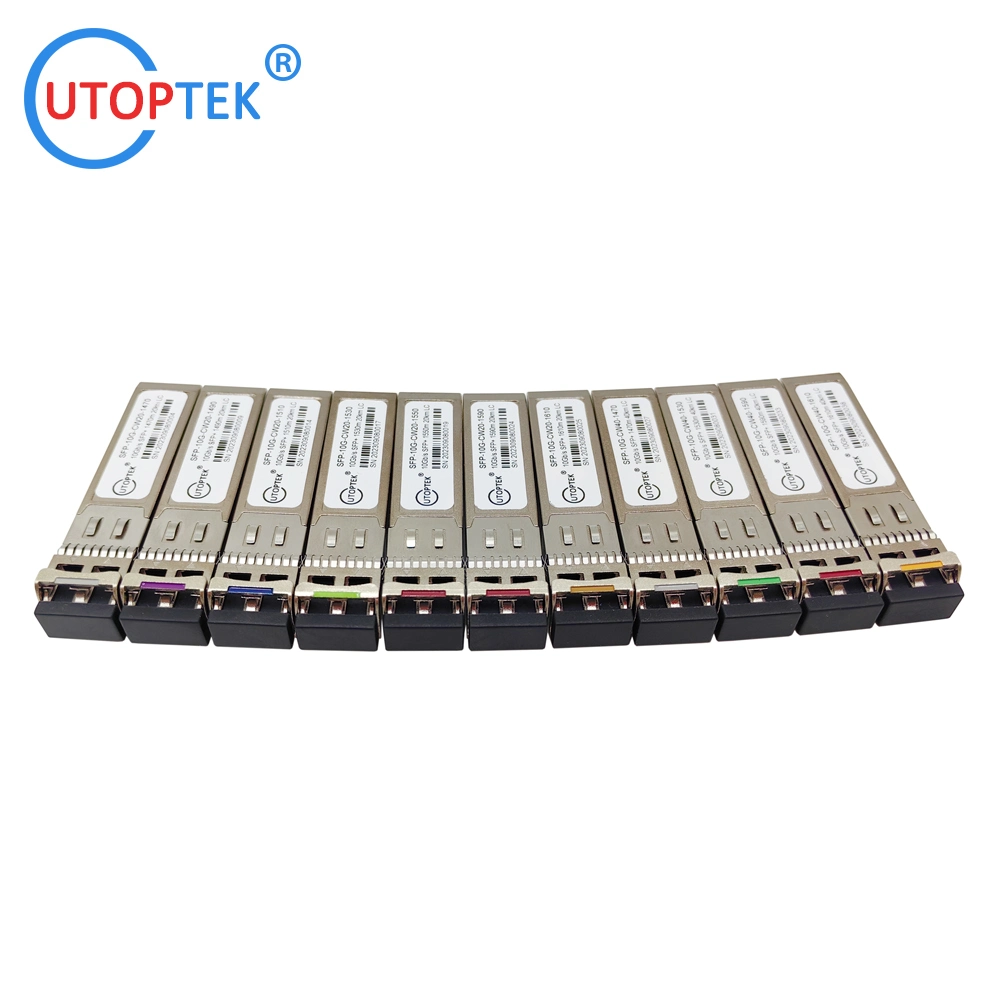 10gbe CWDM SFP+ Optical Transceivers 1270nm~1610nm CWDM SFP+ 40km SFP Module