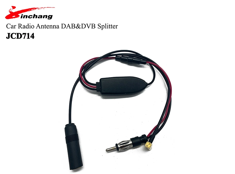 Car Radio DAB&DVB Splitter Outdoor Antenna 88-108 FM Antenna Amplifier