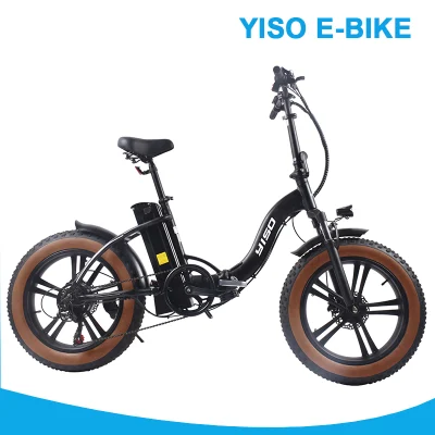 500W 750W Step Through 48V/20ah Folding Electric Fat Motor E-Bicycle