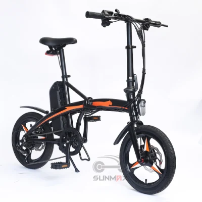 16 Inch Folding Electric Dirt Bikes for Adults Used Electric Bicycles Folding Ebike