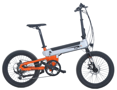 Foldable 20-Inch E Bicycle with Shimano 7-Speed Gears