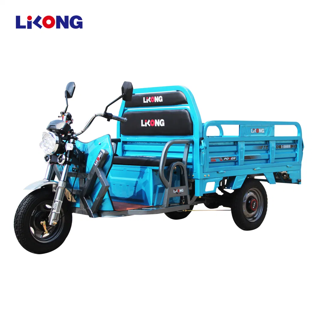 Popular Hot Sale Cargo Tricycle for Adult Farm Use Electric 3 Wheel Motorcycle