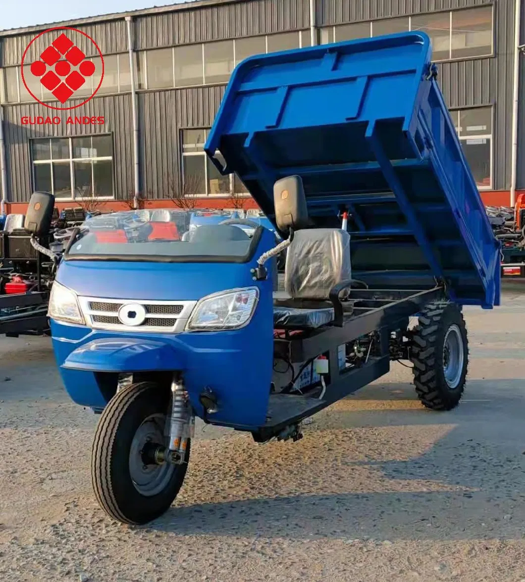 Factory Tricycle 200cc Three Wheel Tricycle Gasoline Tricycle Motorcycle Cargo Loader 3 Wheel Truck Air Coold Tricycle Gudao Andes