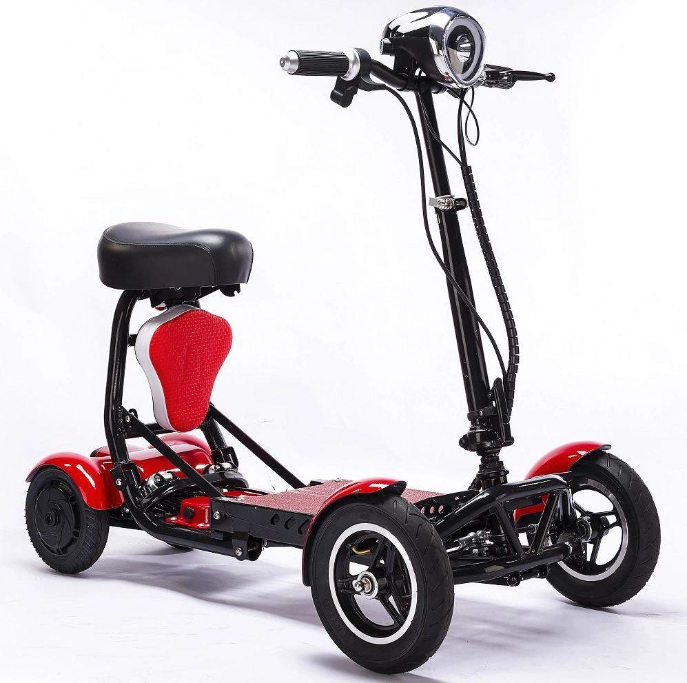 4 Wheel Dual Motor Mobility Folding Electric Scooter Bike for Adult