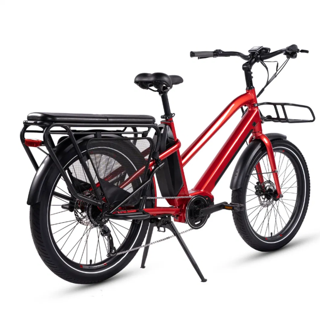 24&quot; 750W Electric Cargo Bike Used for Adult