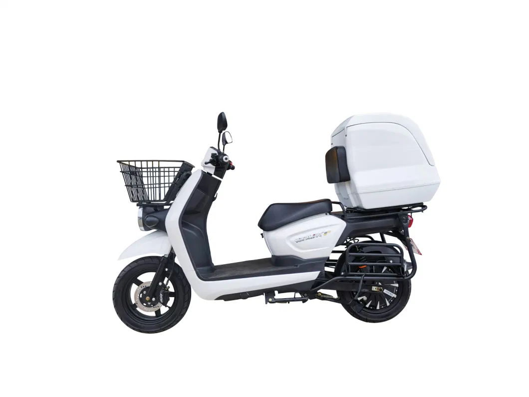 Max Speed 85km/H Electric Food Delivery Bike with Basket E-Motorcycles