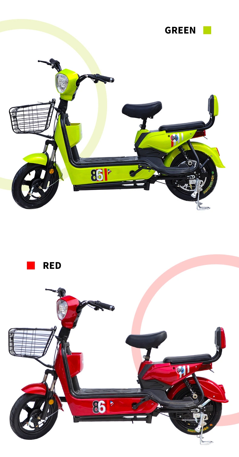 Factory Adult Electric Chopper Ebike Rear 48V 350W Carbon Steel 16inch Electric Bicycle