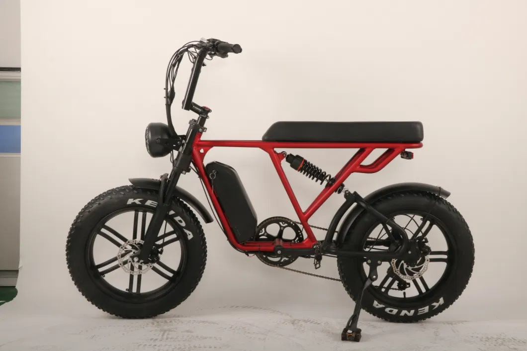 China 20 Inch Chopper 500W Electric Fat Bike Beach Retro Cruiser Electric Bicycle