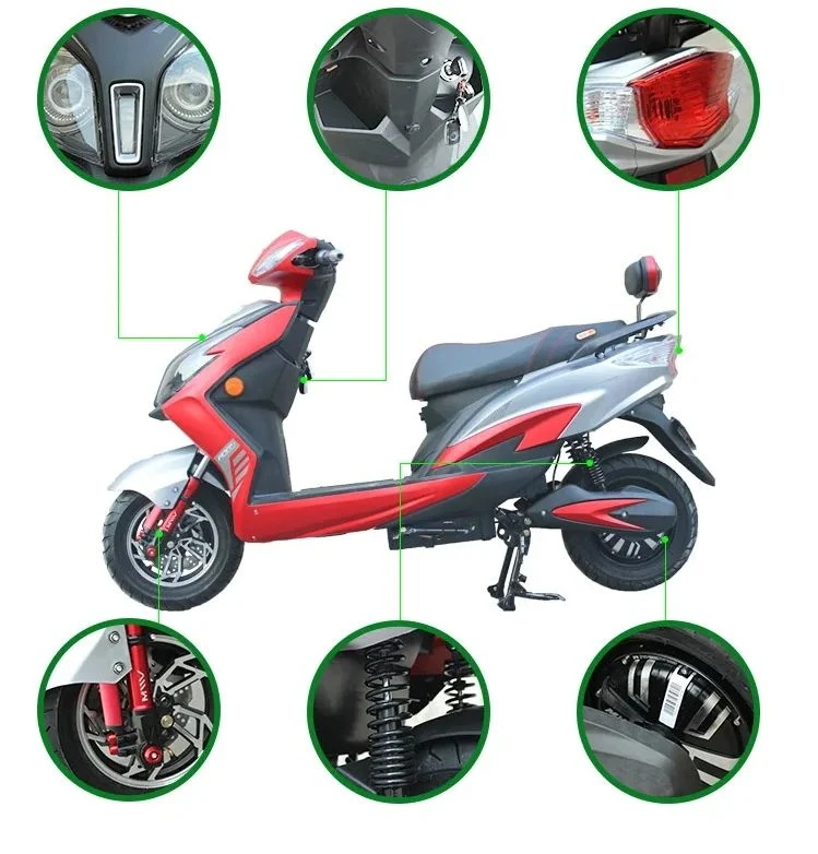 2 Wheel 1001-2000W Electric Scooters 1000 Watt Electric Scooters