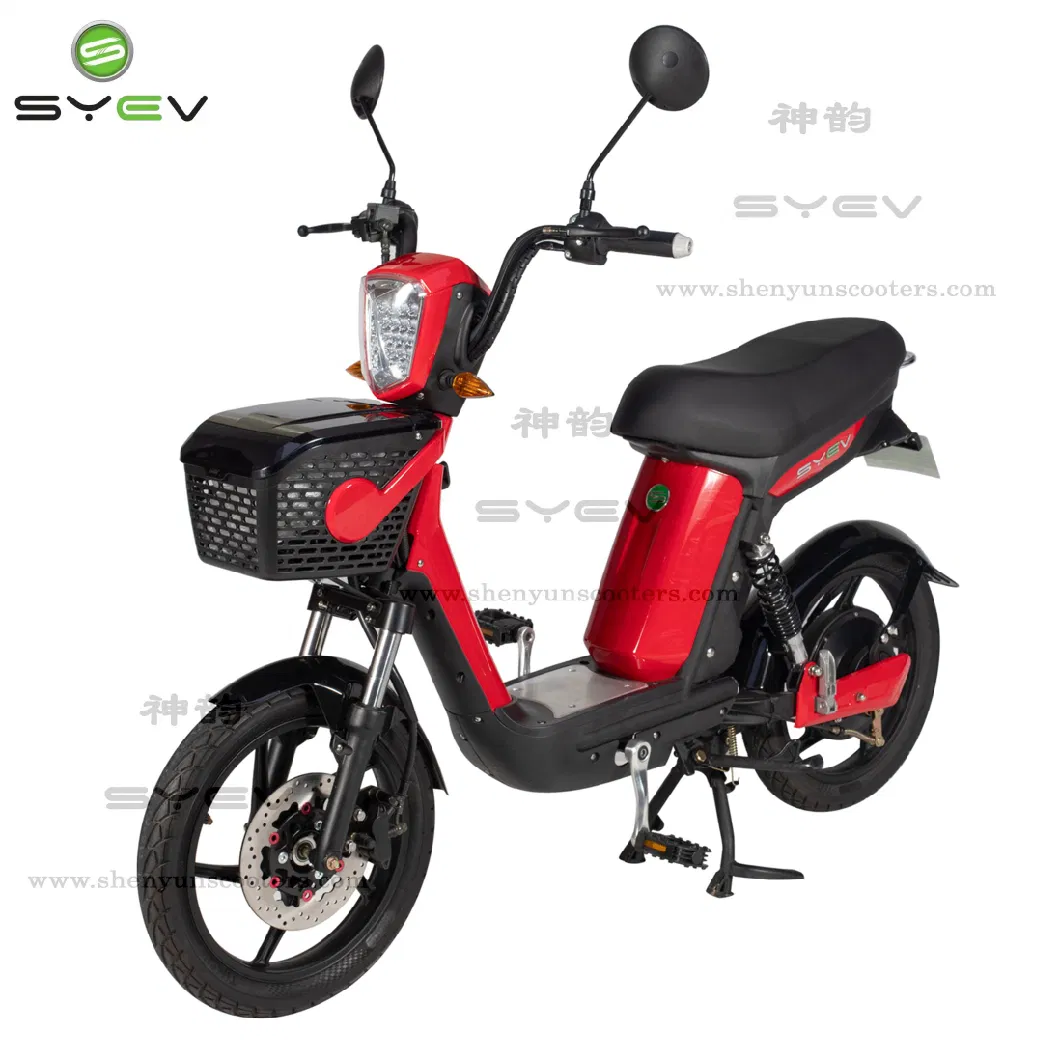 Intelligent Electric Bike Scooter with USB Charger 350W or 500W Motor Pedal Assistance