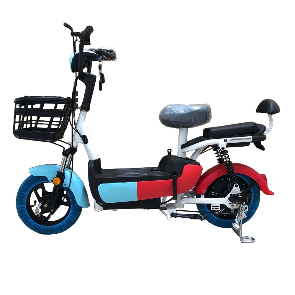 250W 48V 12ah City Pedal Electric Scooter 14 Inch Vacuum Tire Adult Electric Bike