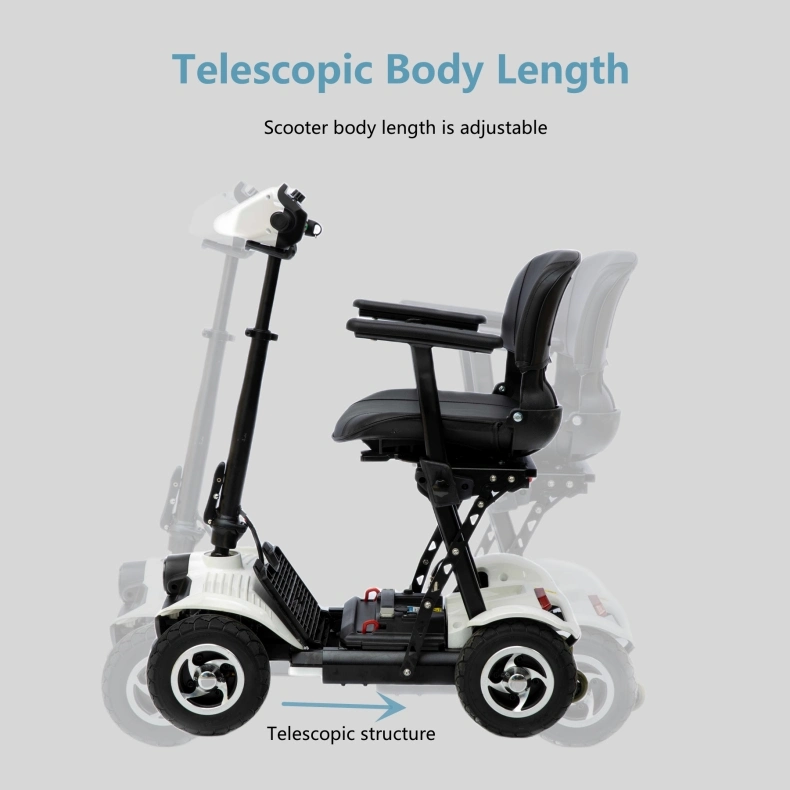 Light Folding Scooter Per Disabili Handicap Electric Mobility Scooter