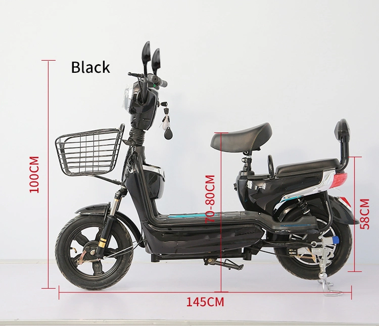 Tjhm-016t Wholesale Sale 2023 New Battery Car 48V Scooter Charging Moped Adult Men and Women Walking Electric Bicycles