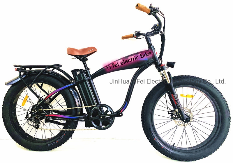 Harley Davidson Electric Pedal Assist Bikes Fat Tyre Portable Battery 48V15ahm 500W Motor Chopper Bike