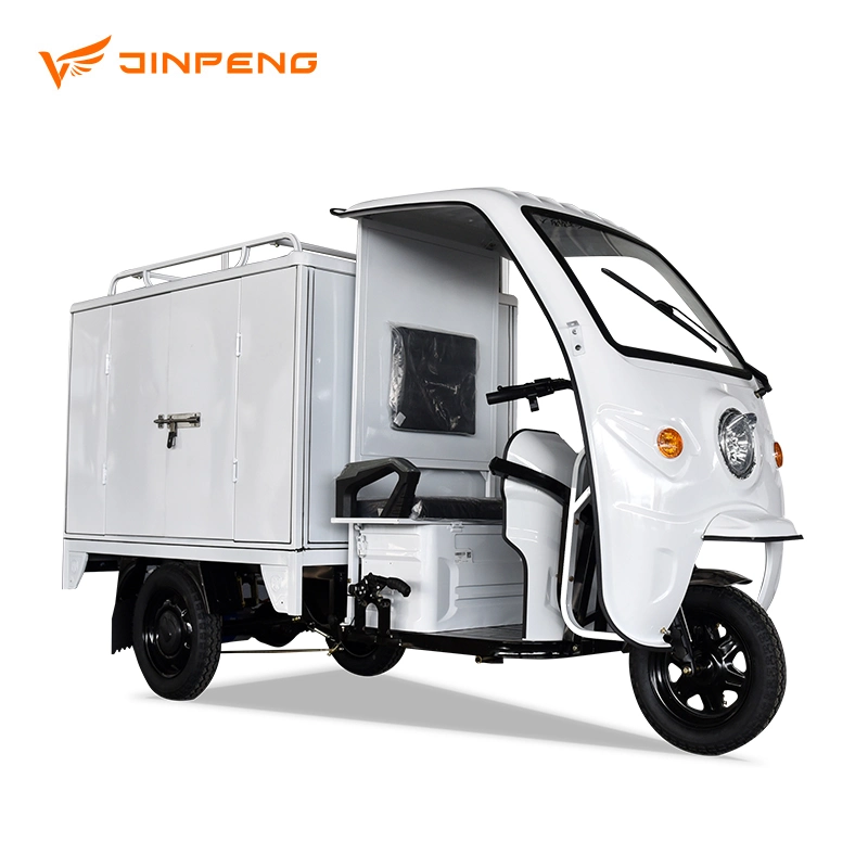 Jinpeng 3 Wheel Electric Tricycles 1000W Motor Delivery Tricycles