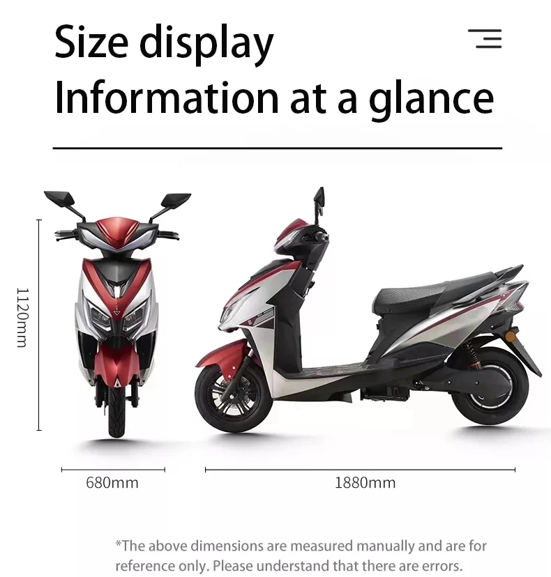 EEC Certificate Fashion Convenience High Speed Electric Scooters Electric Cycle